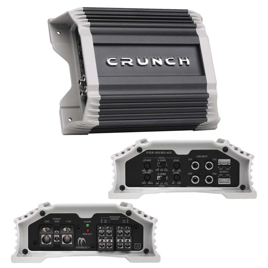 CRUNCH PZ2-2030.4D 4 Channel Amplifier 2000 Watts