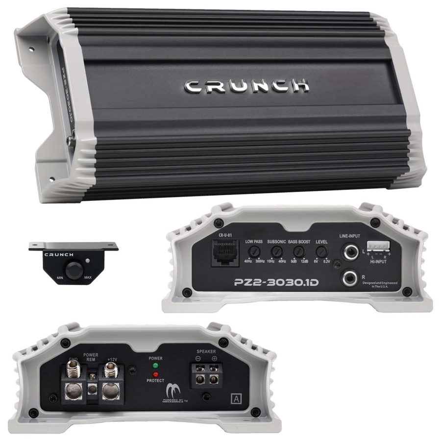 CRUNCH PZ2-3030.1D Monoblock Amplifier 3000 Watts