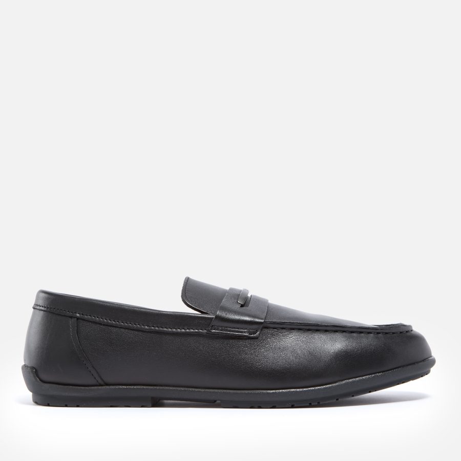 Calvin Klein Men's Leather Penny Loafers - UK 10.5