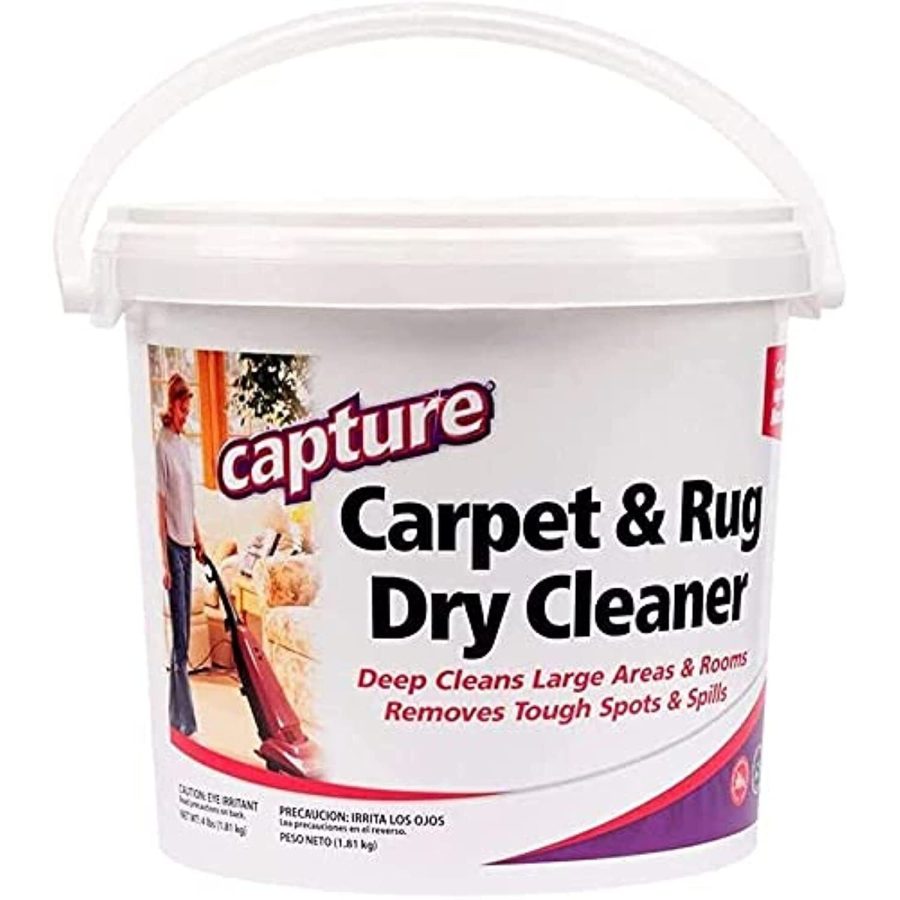 Carpet & Rug Dry Cleaner W/ Resealable Lid - Home, Car, Dogs & Cats Pet