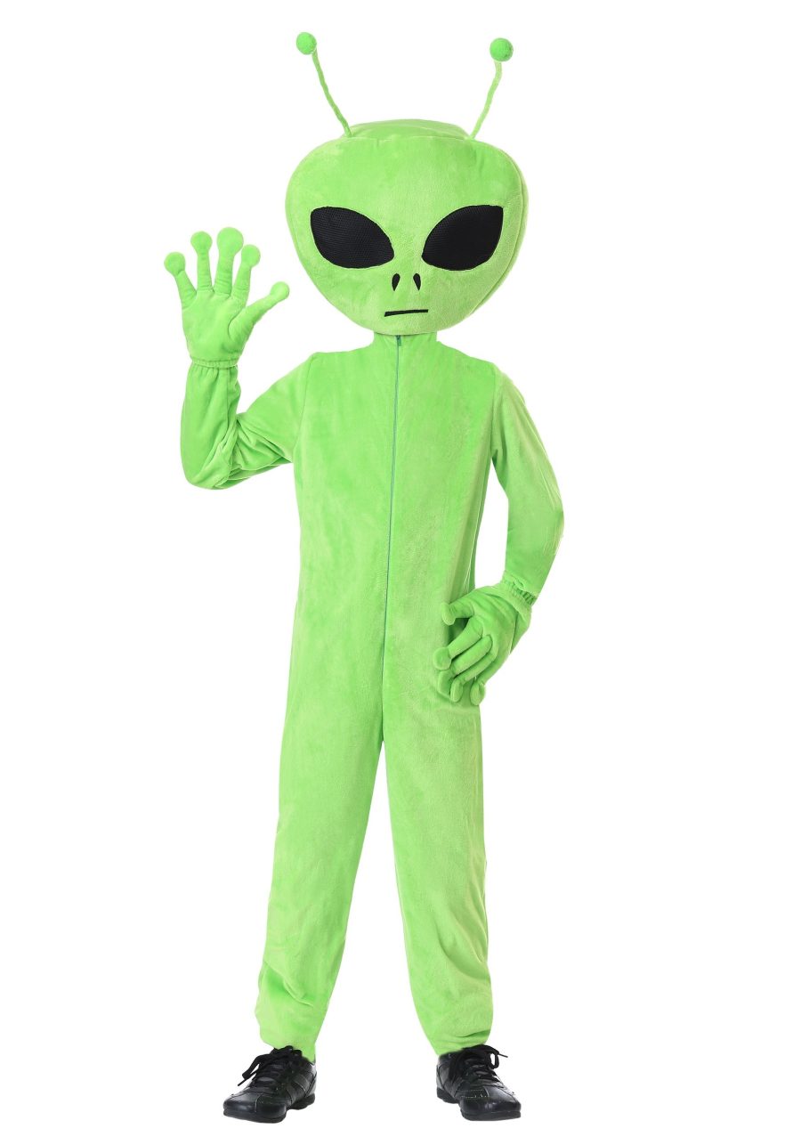 Children's Oversized Green Alien Costume