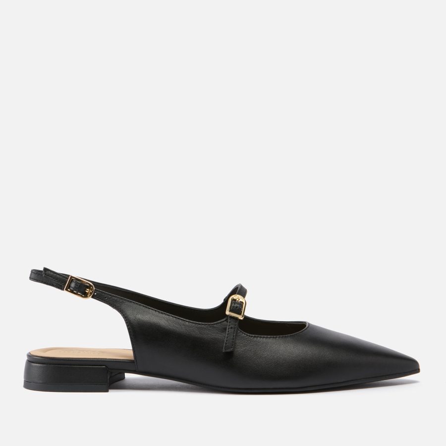 Clarks Women's Sensa15 Patent-Leather Pointed-Toe Flats - UK 3