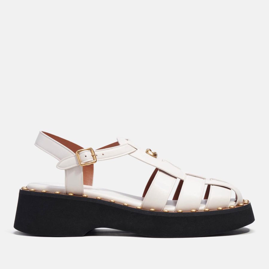 Coach Women's Vivienne Leather Sandals - UK 7