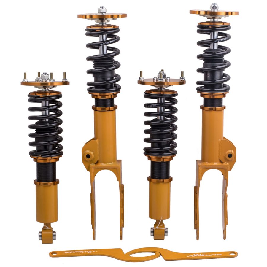 Coilovers Shocks Lowering Kit compatible for Porsche Cayenne Turbo Sport 2008-2010 4.8L