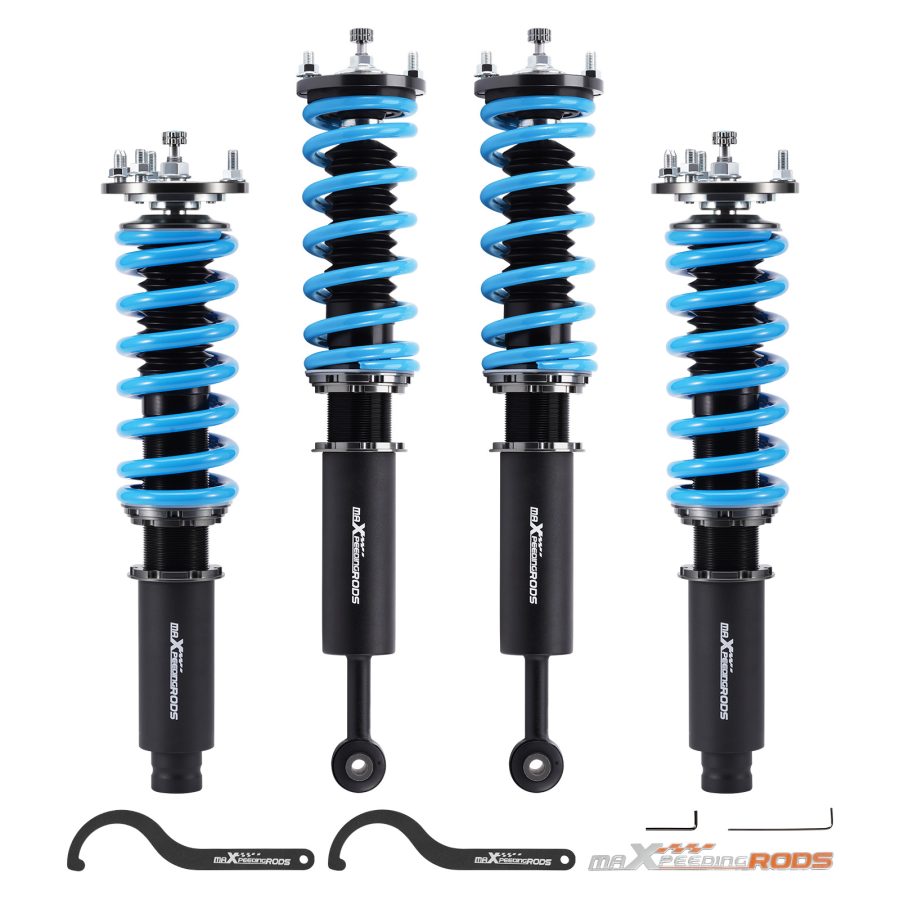 Compatible for Acura TSX CL9 04-08 MaXpeedingrods 24 Way Coilovers Lowering Suspension Kit