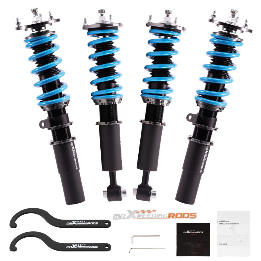 Compatible for BMW 5 Series E60 AWD Xi 2004-2010 24 Click Damper Coilovers Suspension Lowering Kit