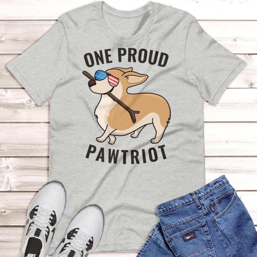 Corgi "One Proud Pawtriot" T-Shirt