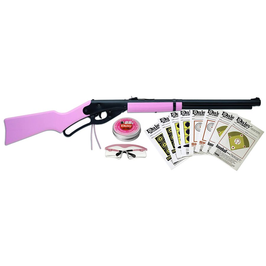DAISY 994999-403 Carbine Lever Action BB Gun Fun Kit - Pink