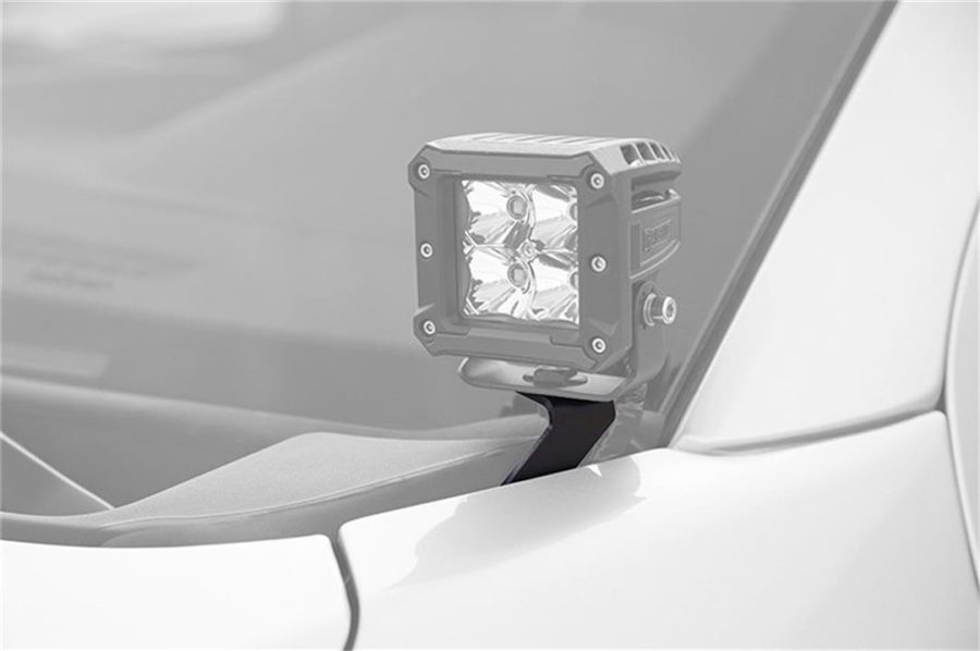 DEE ZEE DZ1071 Ditch Light Bracket Silverado 2019+,Black