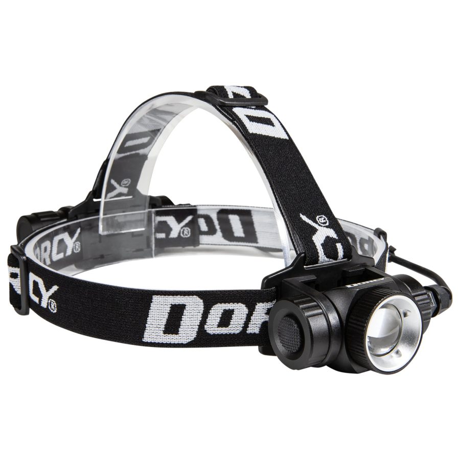 DORCY 41-2121 1,000-Lumen Pro Water-Resistant Aluminum LED Rechargeable Headlamp