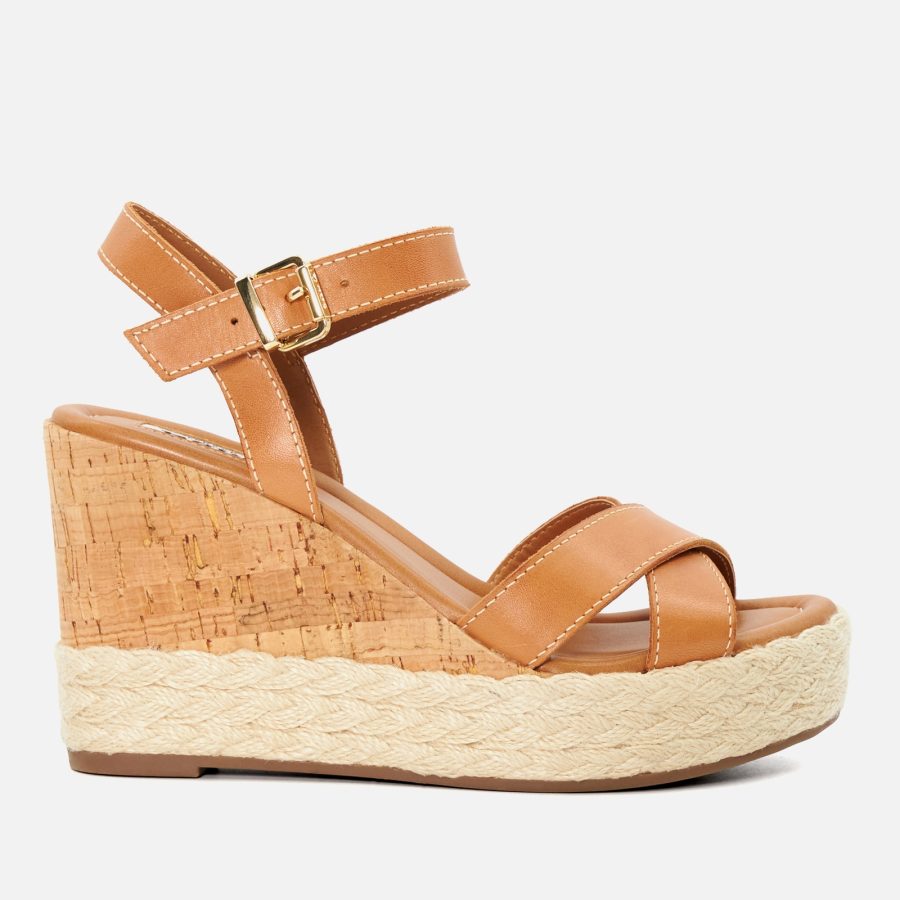 Dune London Women's Kindest Leather Wedge Sandals - UK 8