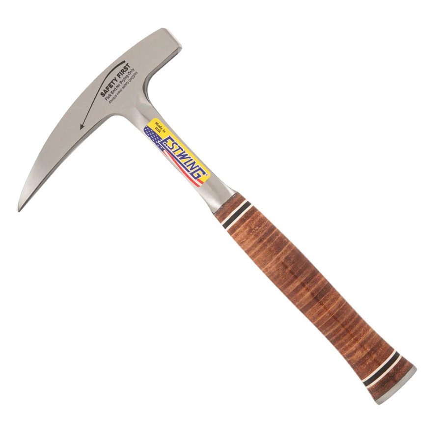 ESTWING E30 22 oz. Pointed Tip Rock Pick - Leather Grip