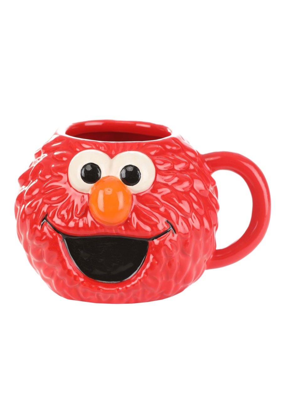 Elmo Head Molded Mug