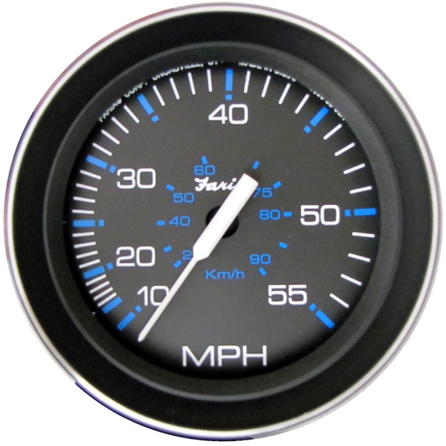 FARIA 33009 CORAL 4 INCH SPEEDOMETER (55 MPH) (PITOT)