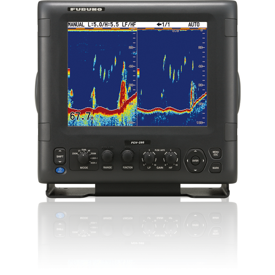 FURUNO FCV295 Color LCD 1/2/3KW Transmitter 28-200Khz Operating Frequency Fish Finder, 10.4 INCH