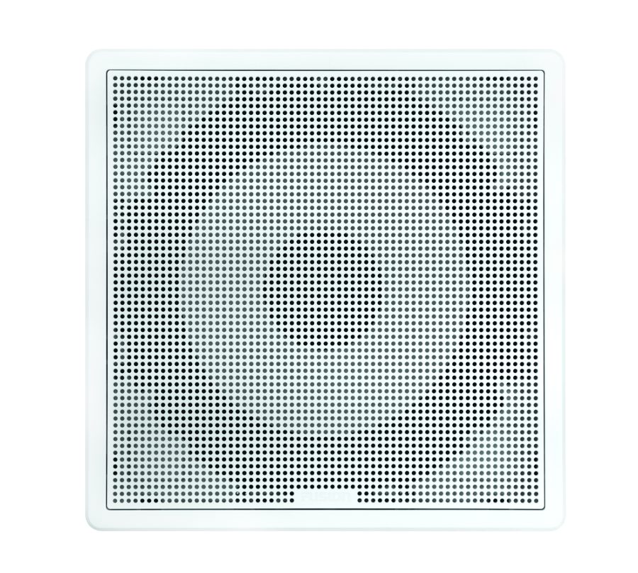 FUSION 010-02301-10 FM-S10SW 10 INCH White Square Flush Mount Subwoofer