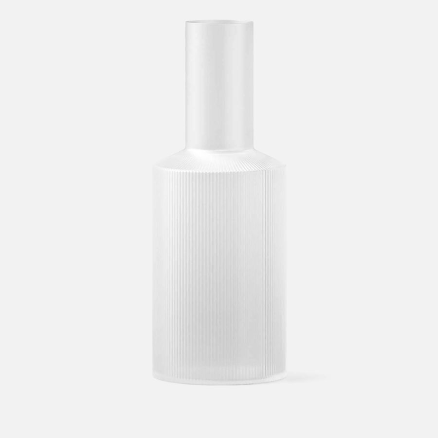 Ferm Living Ripple Carafe - Frosted