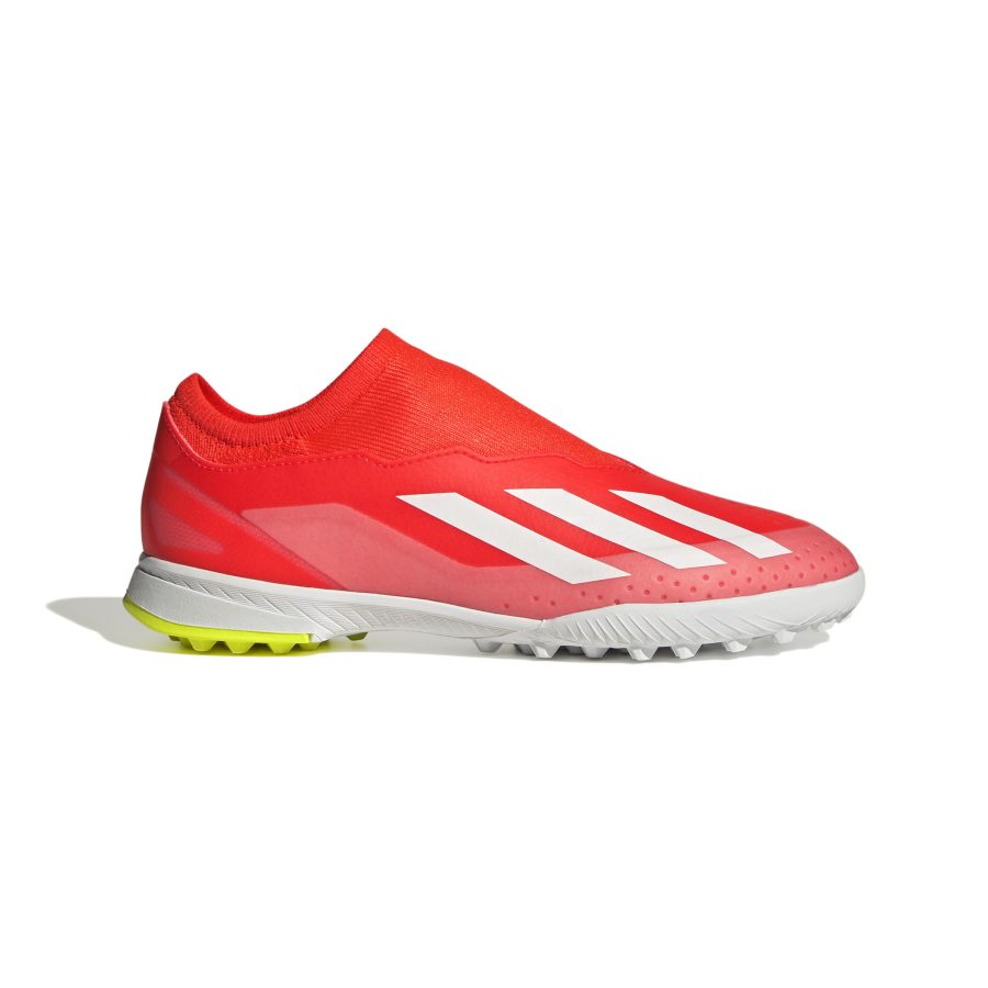 Football boots without laces for children adidas X Crazyfast League Turf