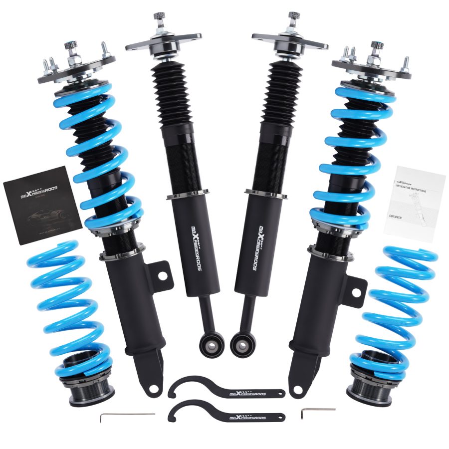 For Challenger Charger 2011-22 24 Way Damping Adj. Coilovers Shocks Struts Lowering Kit