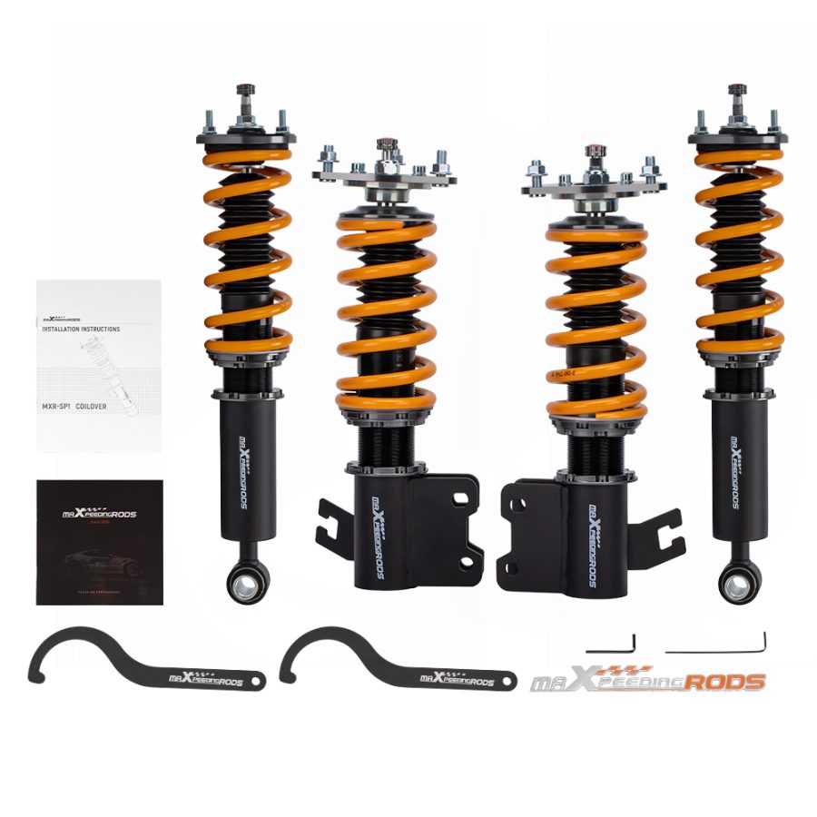 For Nissan 240sx S13 89-98 MaXpeedingrods 24-Way Damper Adjustable Coilovers Kit lowering kit