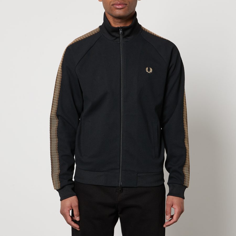 Fred Perry Embroidered Cotton-Blend Track Jacket - S