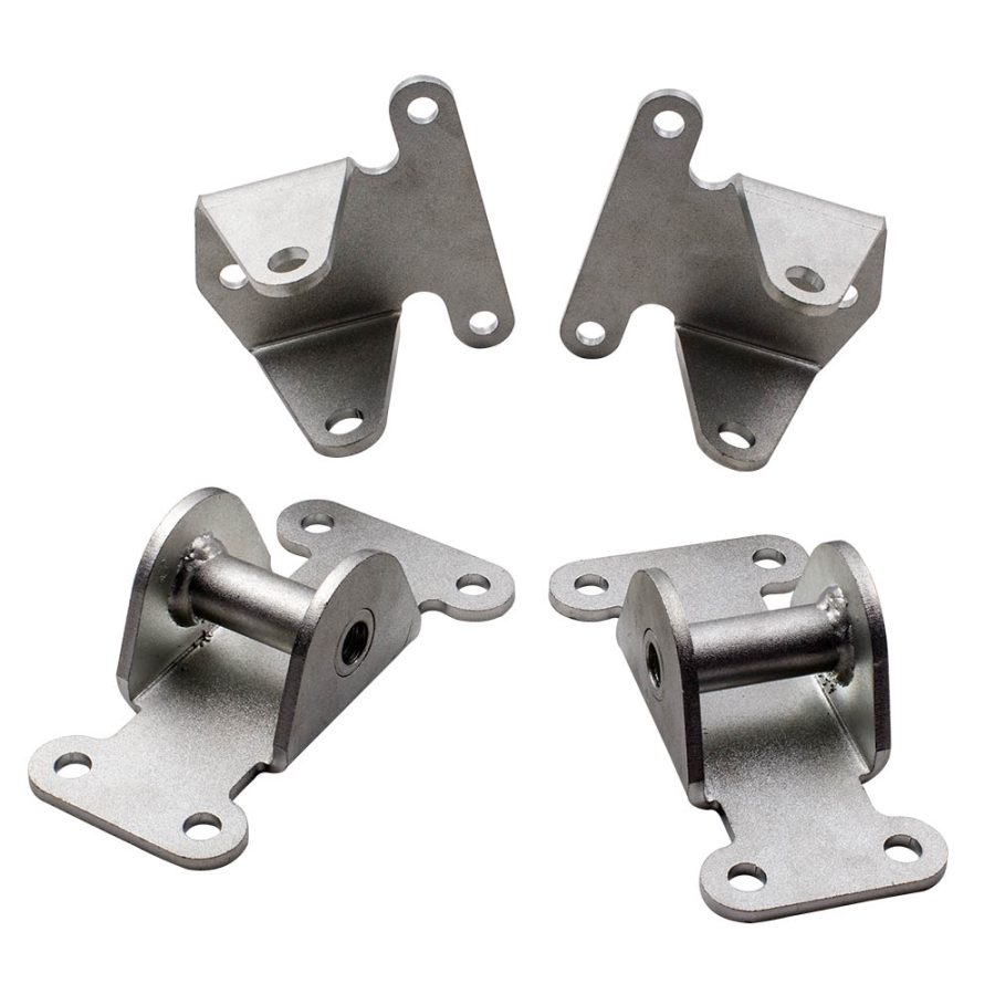 Front Engine Motor Mount Frame Mount Set for Small Block SBC compatible for Chevy