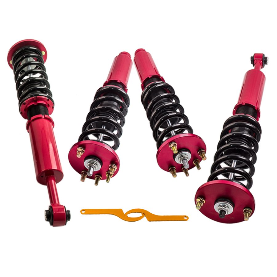 Front Rear COILOVER KITSHOCK ABSORBERFOR compatible for HONDA ACCORD 03-07 TWIN TUBE lowering kit