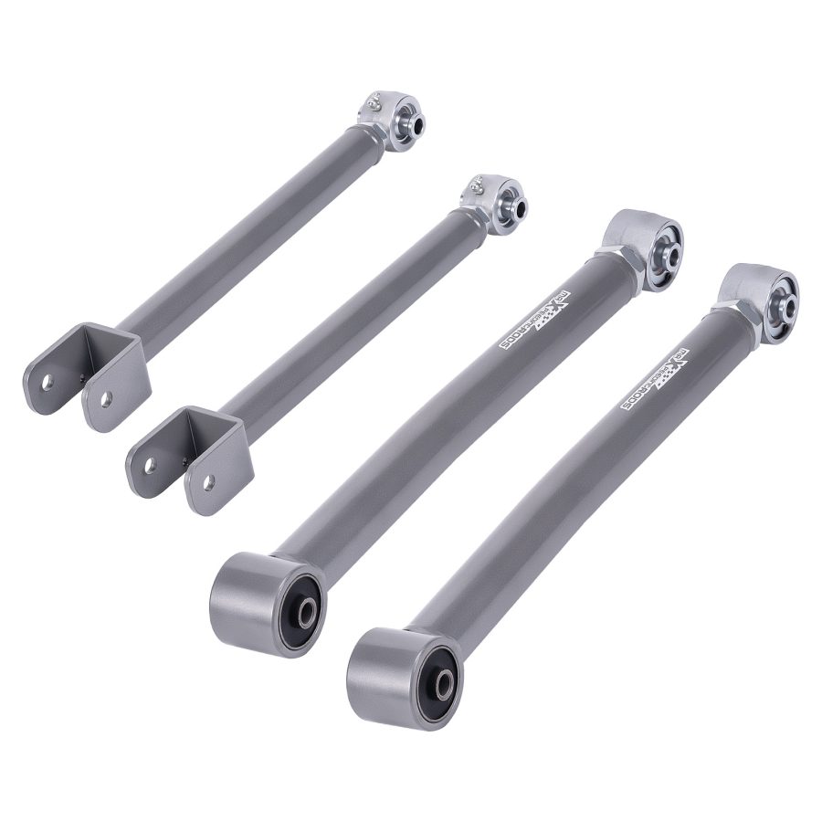 Front Upper Lower Adjustable Control Arms 0-6 Lift compatible for Jeep Wrangler JK 2007-18