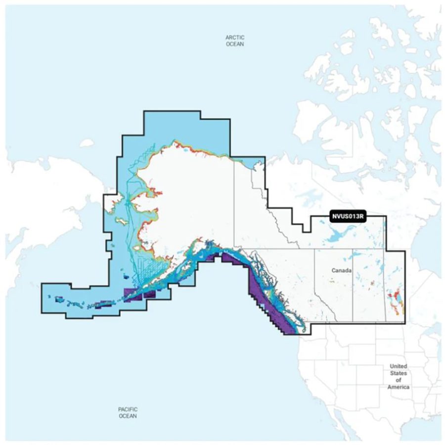 GARMIN 010-C1485-00 Navionics Vision+ NVUS013R Canada, West & Alaska