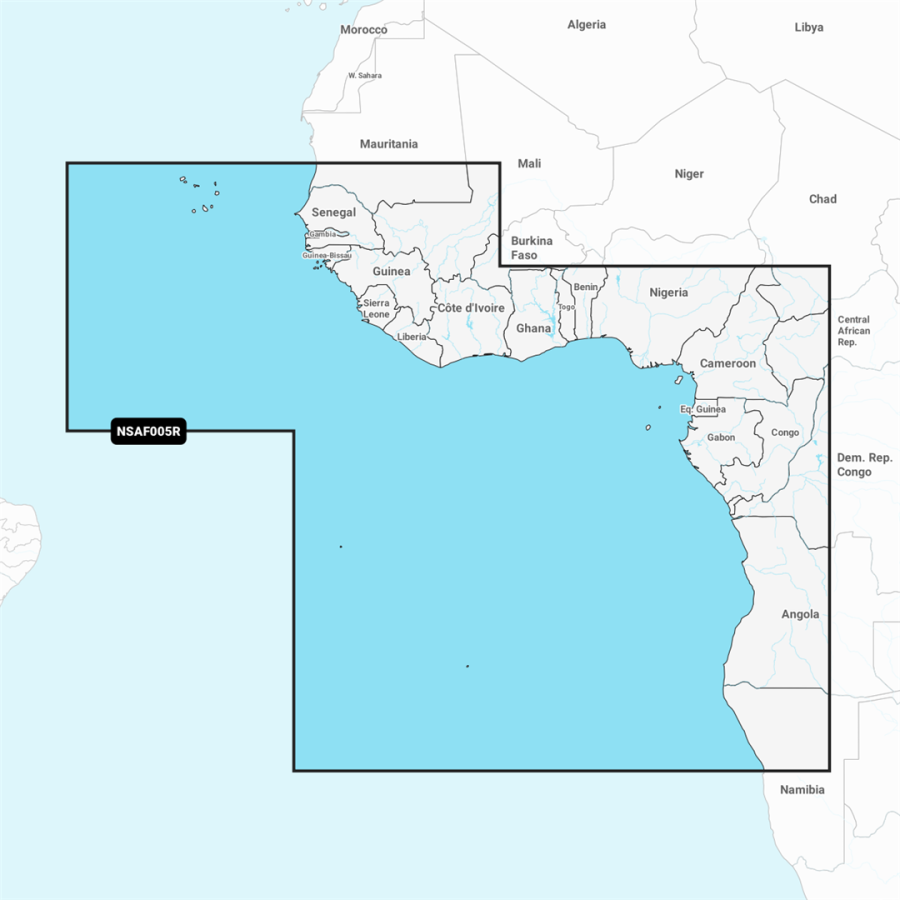 GARMIN 010C122620 AFRICA WEST NAVIONICS+