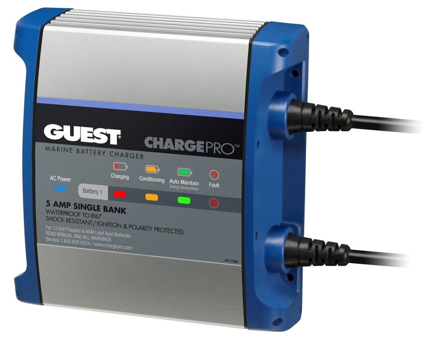 GUEST 2708A 5A 1 Bank 120V Input Battery Charger