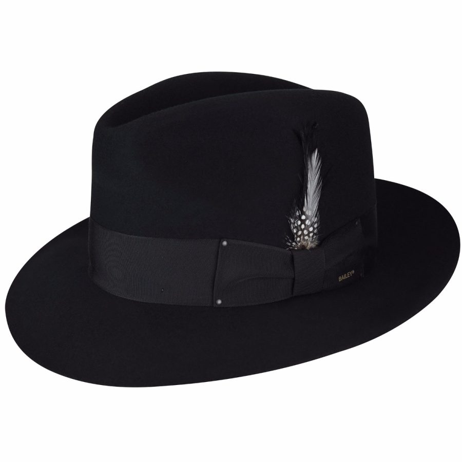 Gangster Fedora - Black/L