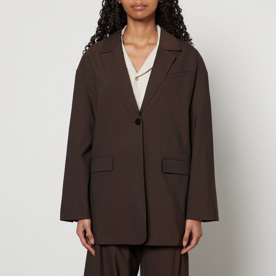 Ganni Crepe Blazer - EU 34/UK 6