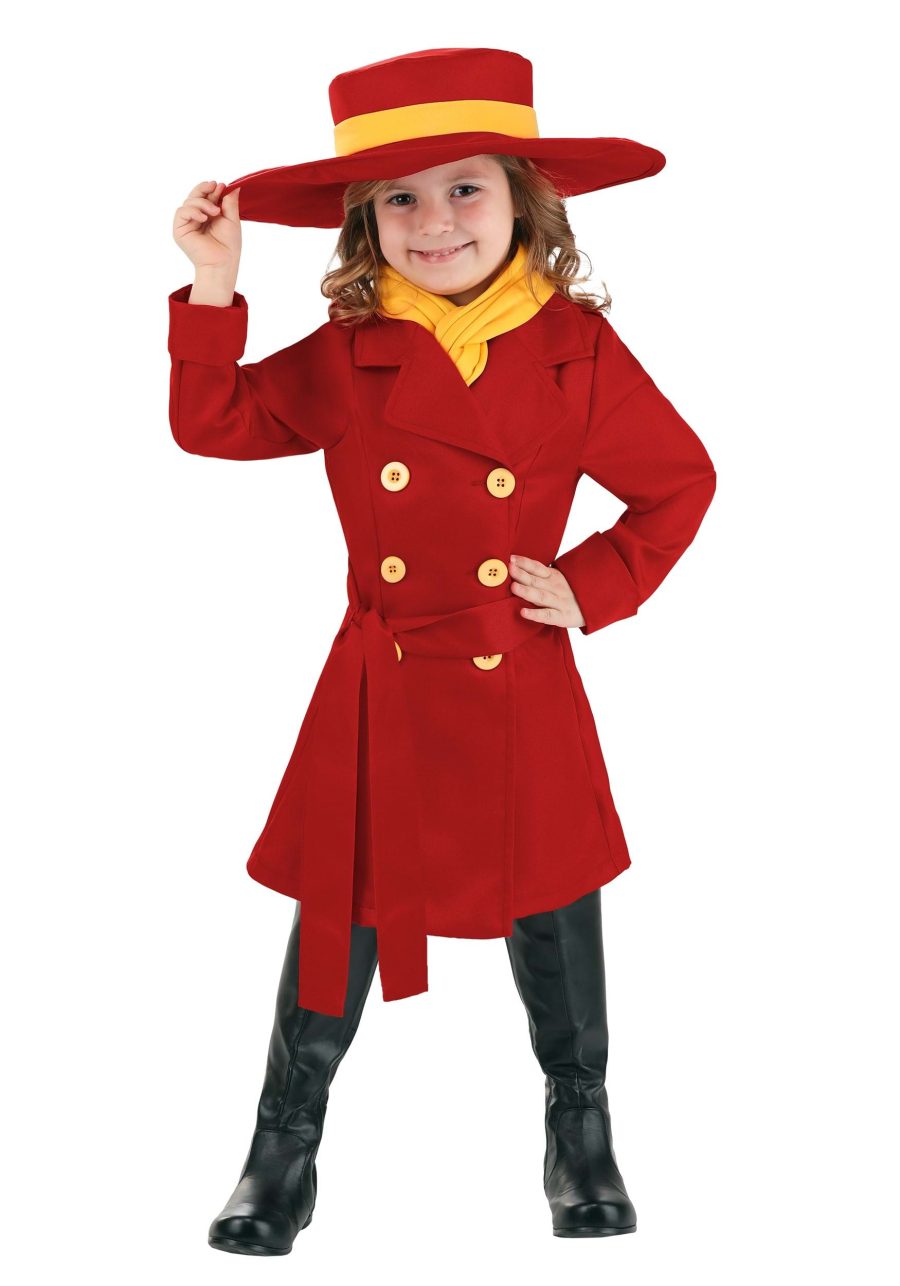 Girl's Carmen Sandiego Toddler Costume