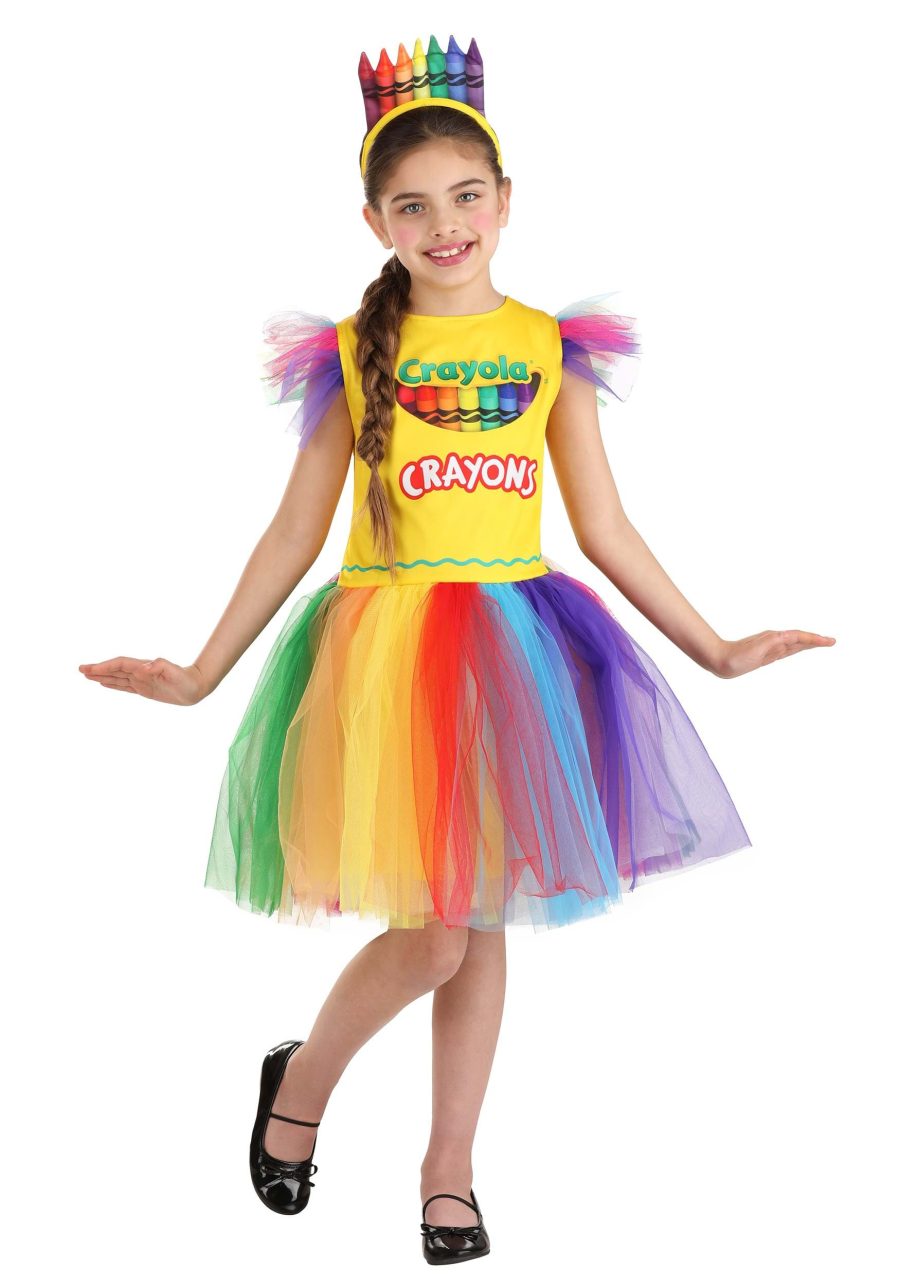 Girl's Crayon Box Costume Dress