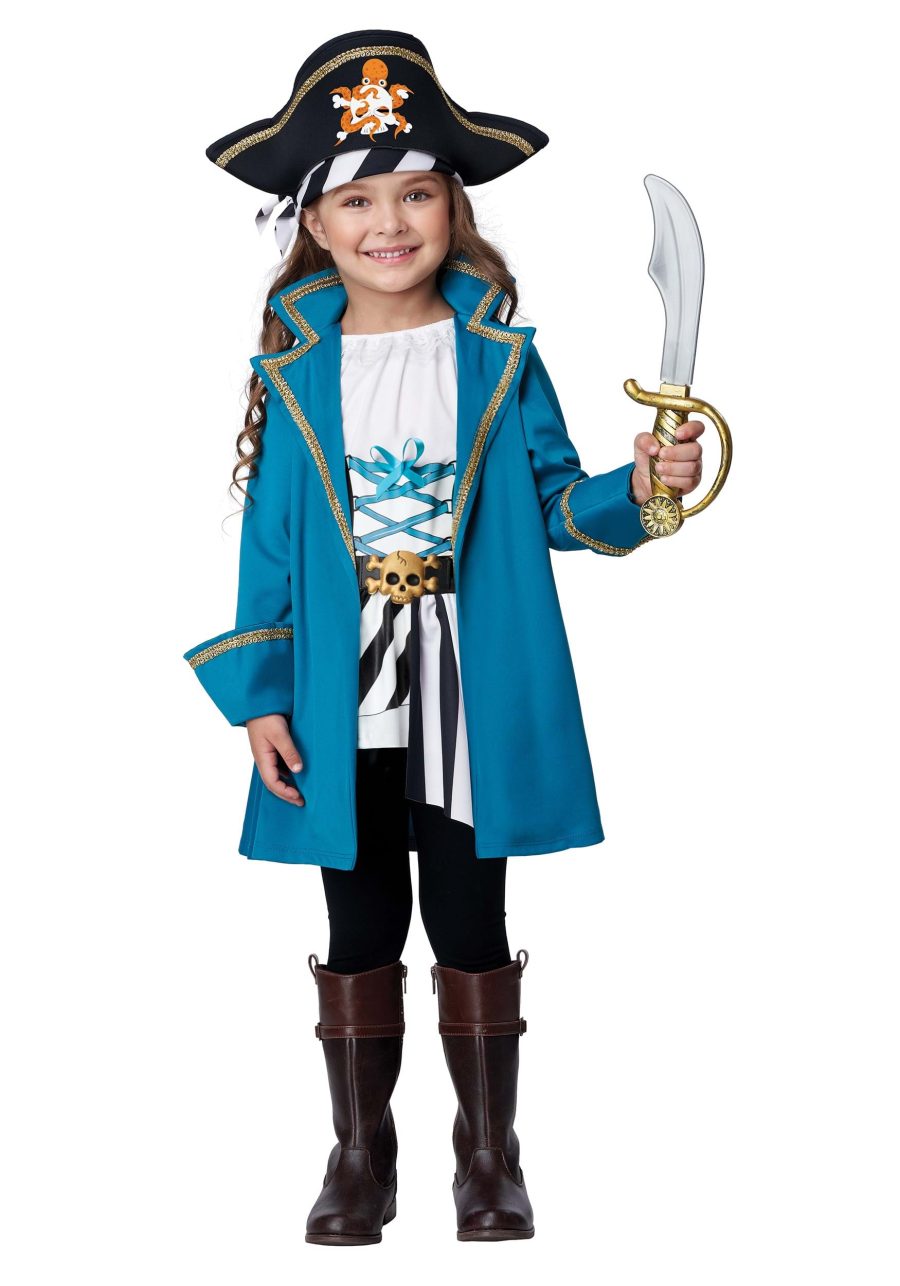 Girl's Petite Pirate Toddler Costume