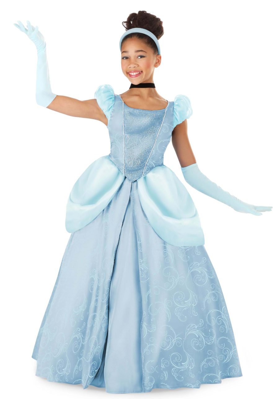 Girl's Premium Disney Cinderella Costume Dress