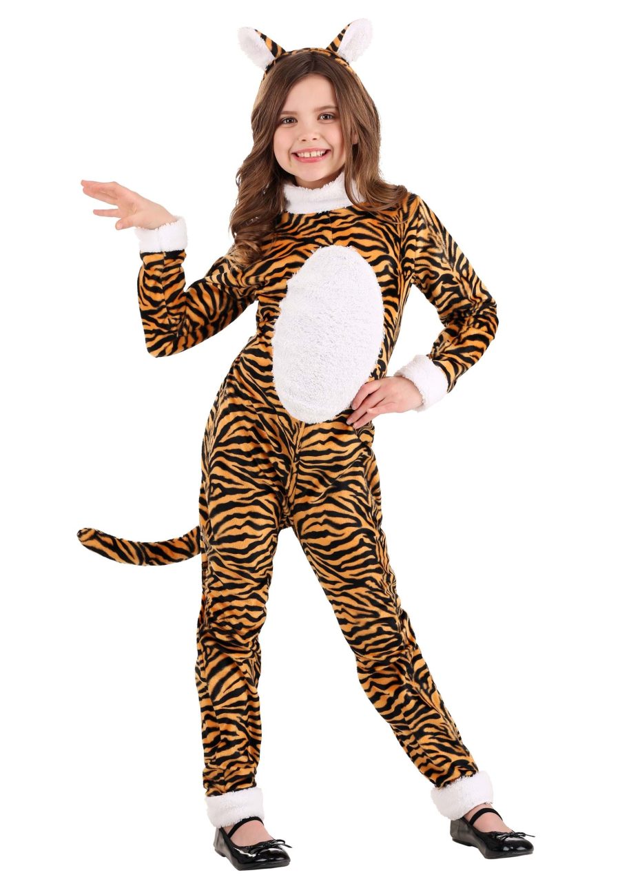 Girl's Tigress Onesie Costume