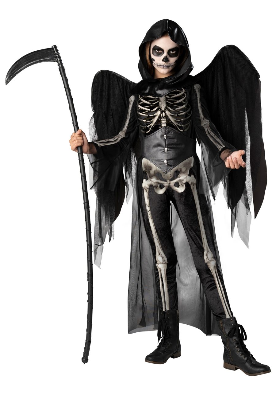 Girl's Tween Angel of Death Costume