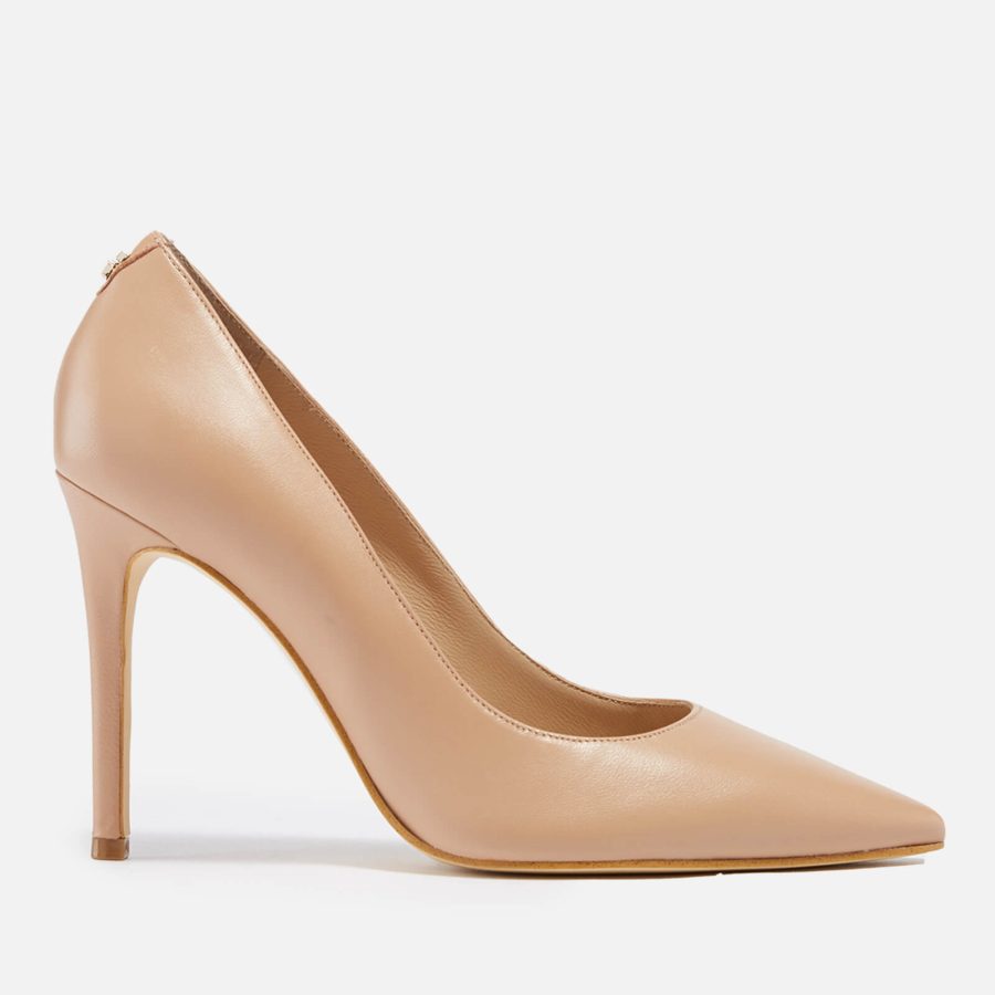 Guess Gavi Leather Heeled Pumps - UK 6