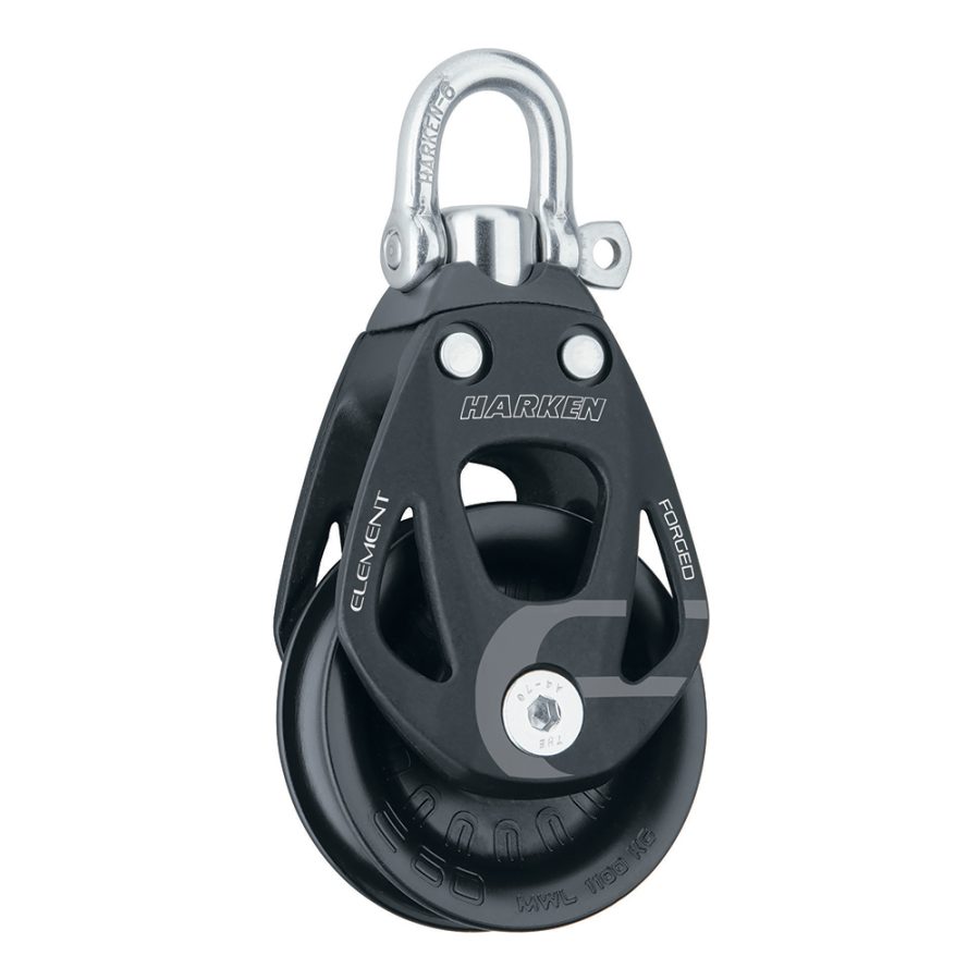 HARKEN 6260 60MM SINGLE ALUMINUM ELEMENT BLOCK W/SWIVEL