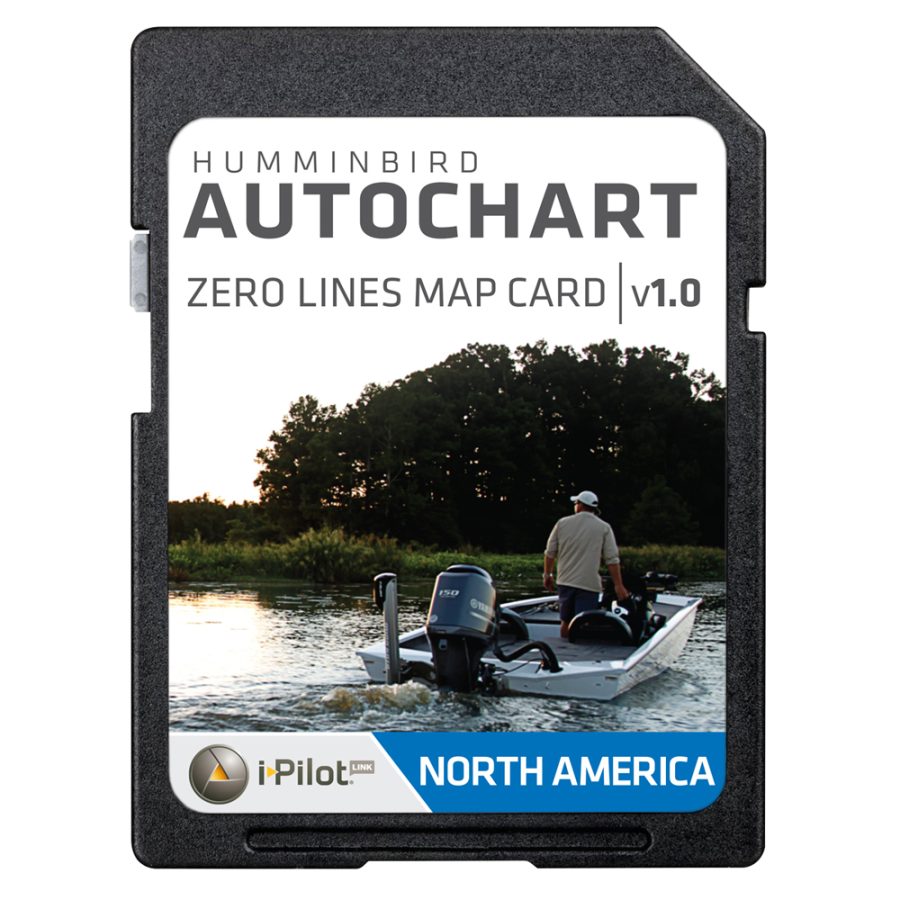 HUMMINBIRD 600033-1 AUTOCHART ZERO LINES MAP CARD