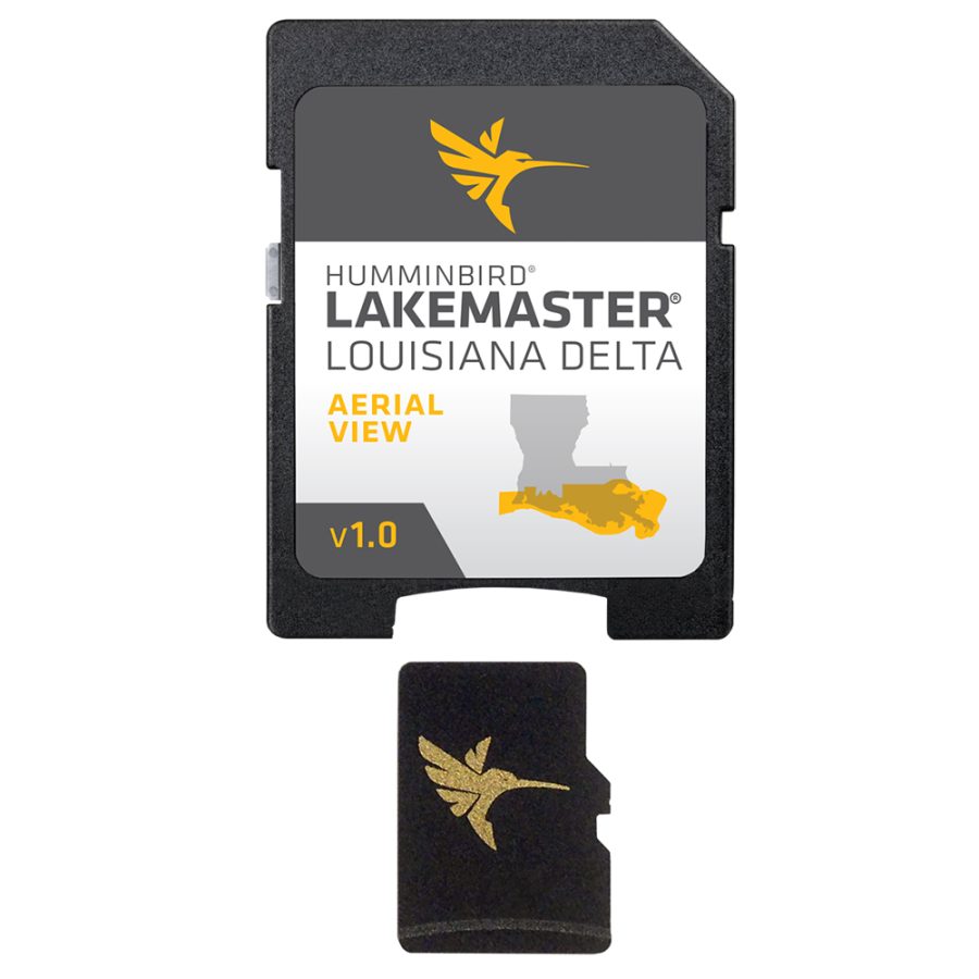 HUMMINBIRD 600050-1 LAKEMASTER AERIAL SATELLITE VIEW - LOUISIANA DELTA