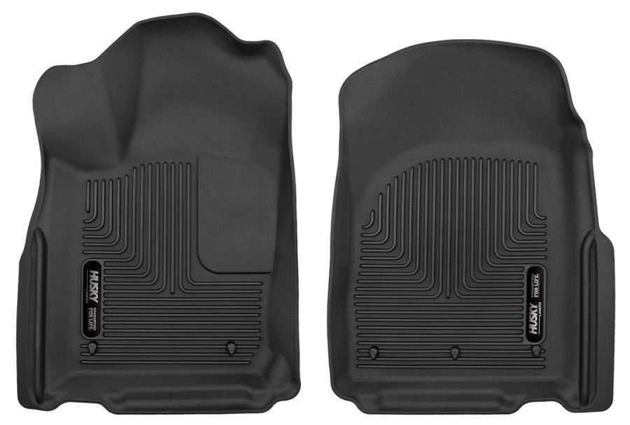 HUSKY LINERS 53561 X-ACT Contour | Fits 2011 - 2023 Jeep Grand Cherokee,(2022 WK) 2011 - 2023 Dodge Durango, Front Liners - Black, 2 pc.