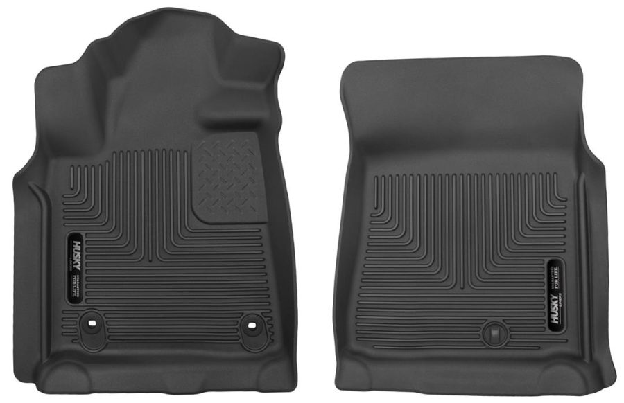 HUSKY LINERS 53711 X-act Contour Series | Front Floor Liners - Black | | Fits 2012-2021 Toyota Tundra CrewMax/Double/Standard Cab (Pair)