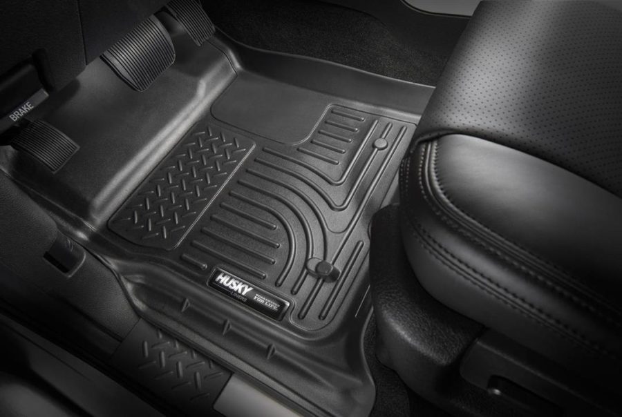 HUSKY LINERS 99171 2016 Dodge Challenger Weatherbeater Series Front & 2nd Seat Floor Liners - Black