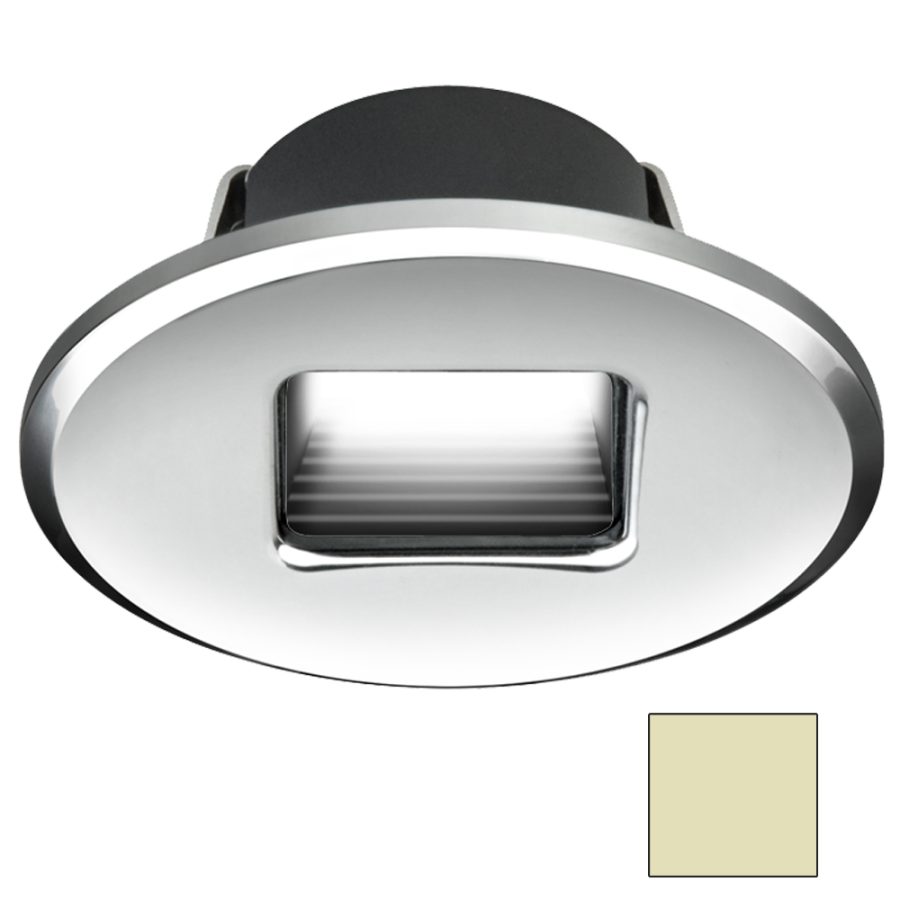 I2SYSTEMS E1150Z-13CAB EMBER E1150Z SNAP-IN - POLISHED CHROME - OVAL - WARM WHITE LIGHT