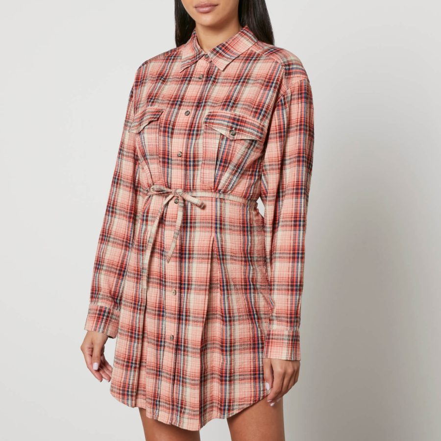 Isabel Marant Étoile Liliane Cotton and Linen-Blend Shirt Dress - FR 34/UK 6