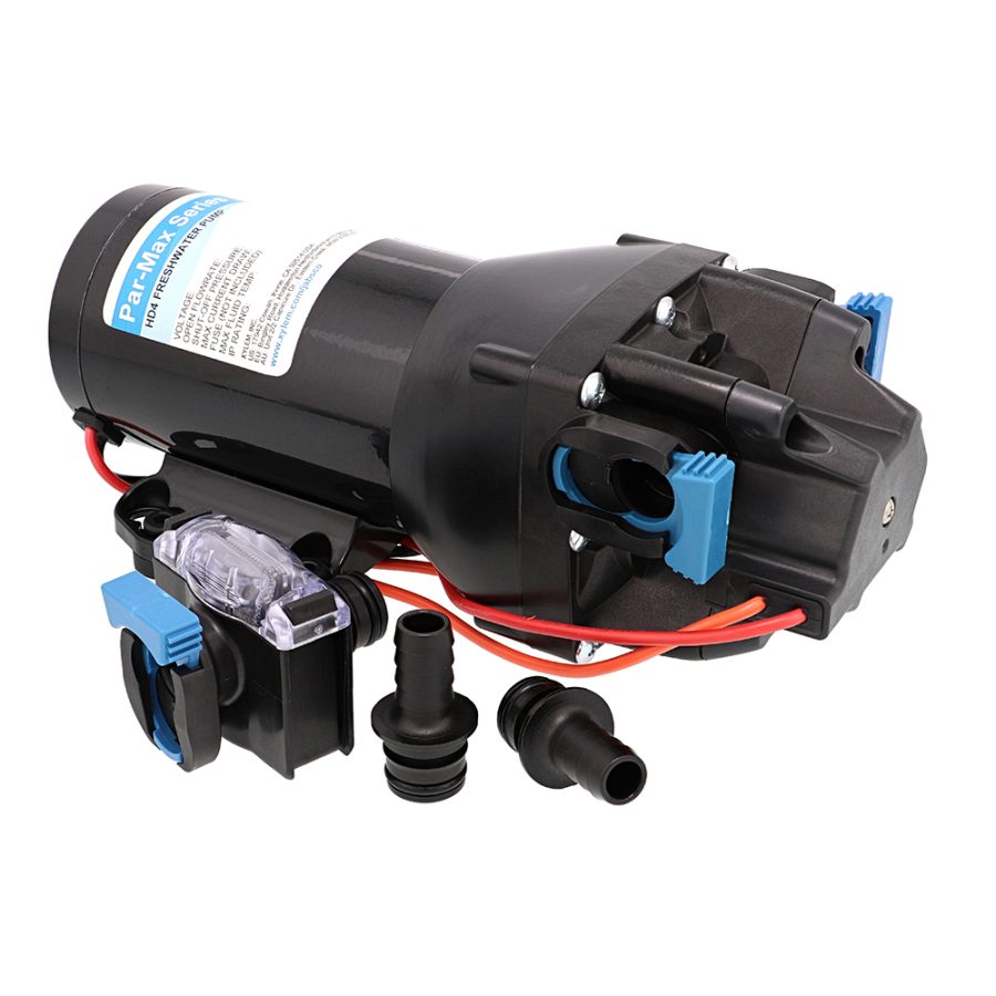 JABSCO Q402J-115S-3A PAR-MAX HD4 HEAVY DUTY WATER PRESSURE PUMP - 24V - 4 GPM - 40 PSI