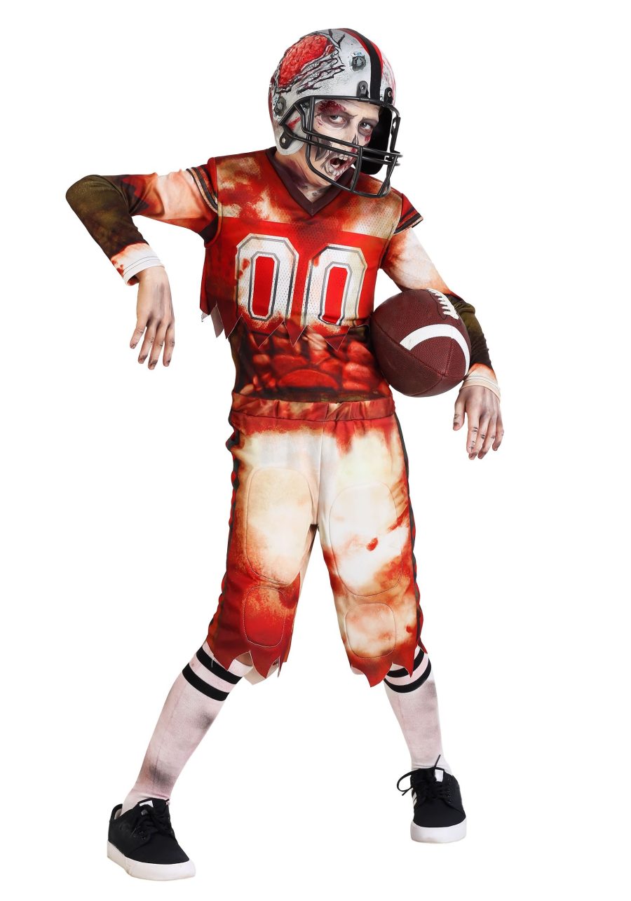 Kid's Zombie Football Player Costume